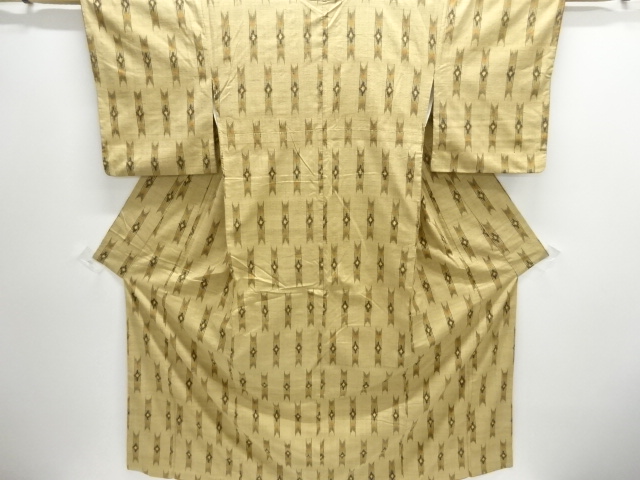 JAPANESE KIMONO / MAWATA TSUMUGI / WOVEN FEATHER KASURI 